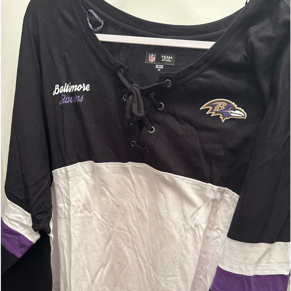 Plus Size NFL Baltimore Ravens tee shirt